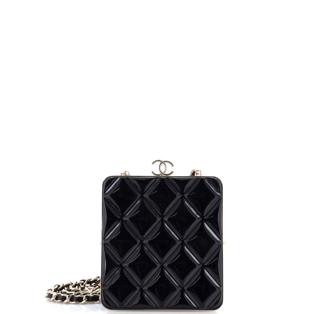 Chanel Cc Frame Clutch With Chain #244983C18B